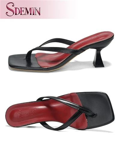 Sandalias con tacón grueso